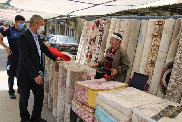 Koçarlı ilçe pazarında normale dönüş başladı