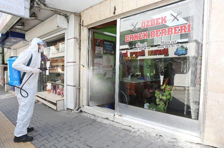 Sandıkçı’dan berber ve kuaför esnafına destek G2