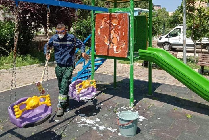 Konak’ta parklar çocuklar için hazırlanıyor G1