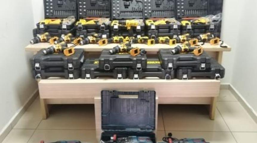 Polisten kaçak matkap operasyonu