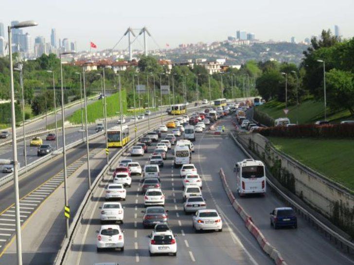 İstanbul'da boğaz köprülerinde trafik yoğunluğu!  G3