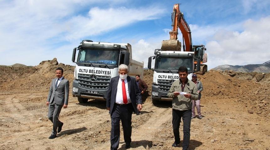 Oltu Organize Sanayide &ccedil;alışmalara başladılar