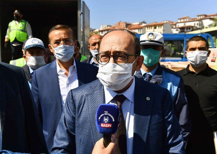 Ankara’da işleri azalan dolmuşcu esnafına gıda yardımı G3