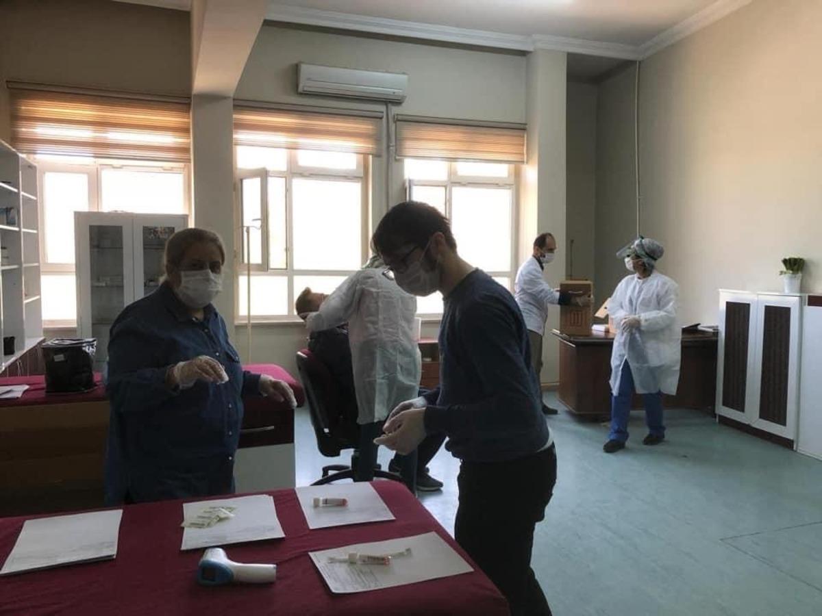 Elazığspor ekibine, Korona vir&uuml;s testi yapıldı