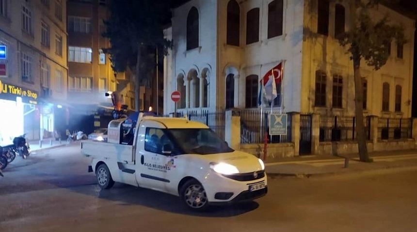 Kilis’te dezenfekte çalışmaları sürüyor