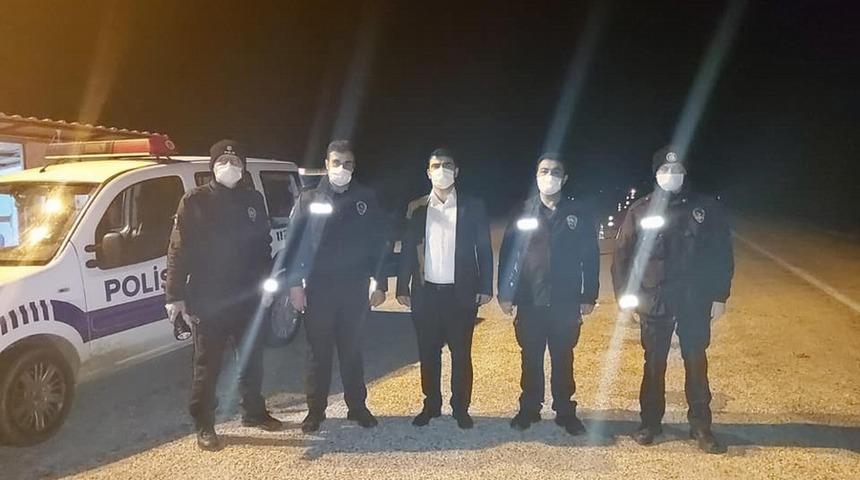 Kaymakam Doğan, yol uygulamalarını denetledi