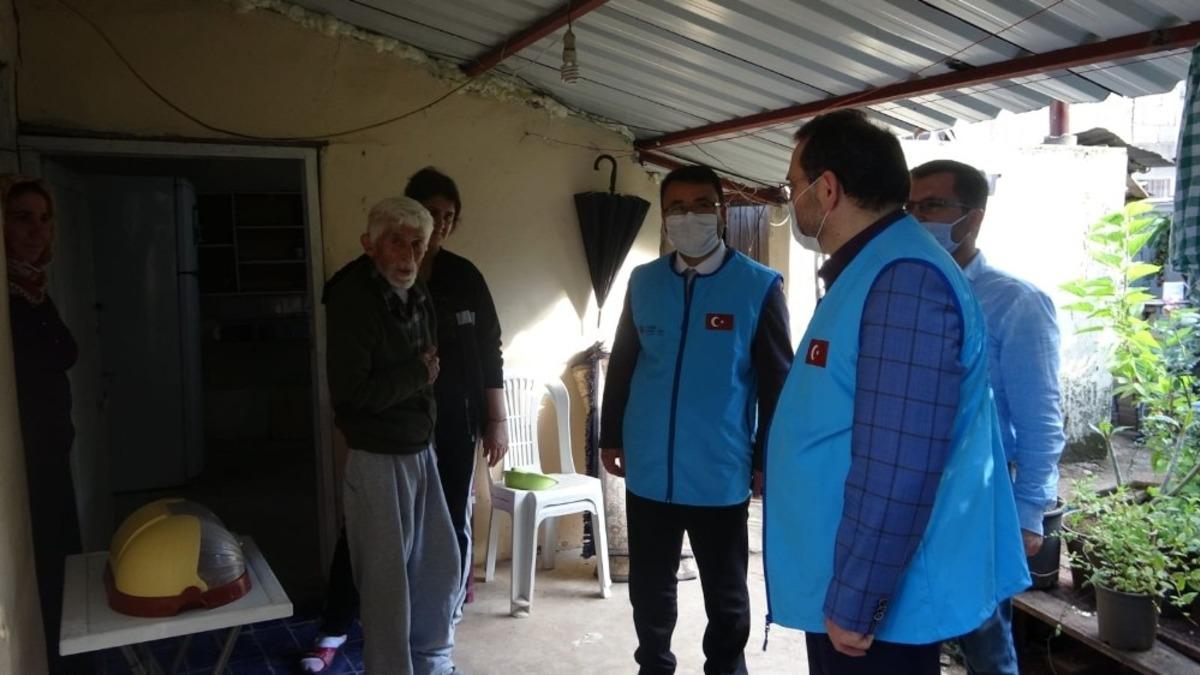 M&uuml;ft&uuml; Kondi devreye girdi yaşlı adamın evi onarıldı