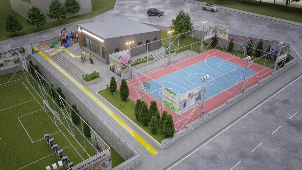 Spor tesisi yatırımları Ortacami Mahallesi ile s&uuml;r&uuml;yor