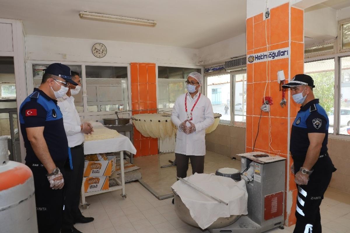 Alanya&rsquo;da yufka imalathaneleri ve &ccedil;ay ocakları denetlendi