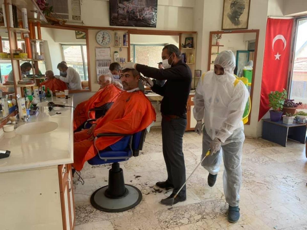 Keskin&rsquo;de dezenfekte &ccedil;alışmaları