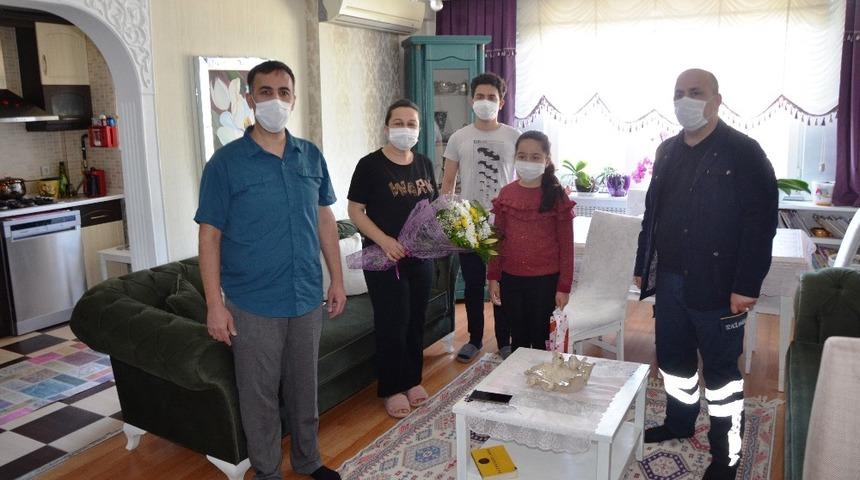 Derya hemşire sağlığına kavuştu