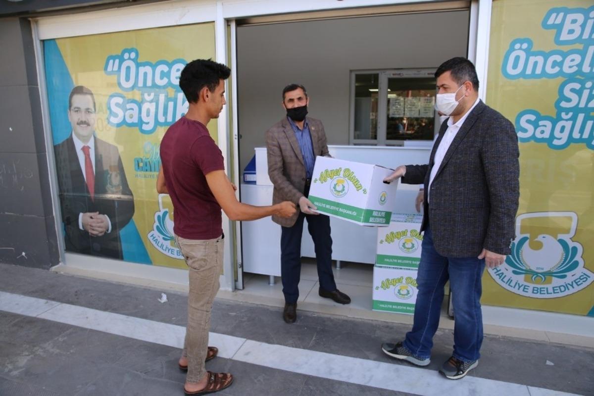 Haliliye&rsquo;den &ccedil;&ouml;lyak hastalarına gıda desteği