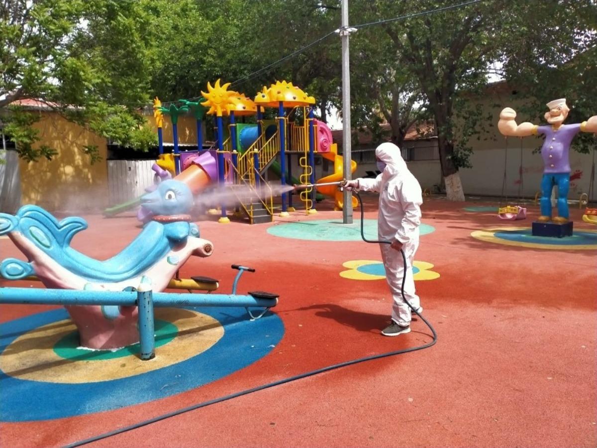 Manisa&rsquo;nın parkları &ccedil;ocuklar i&ccedil;in hazırlanıyor