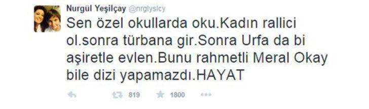 Nurgül Yeşilçay'dan ünlü ralliciye sert tepki G3