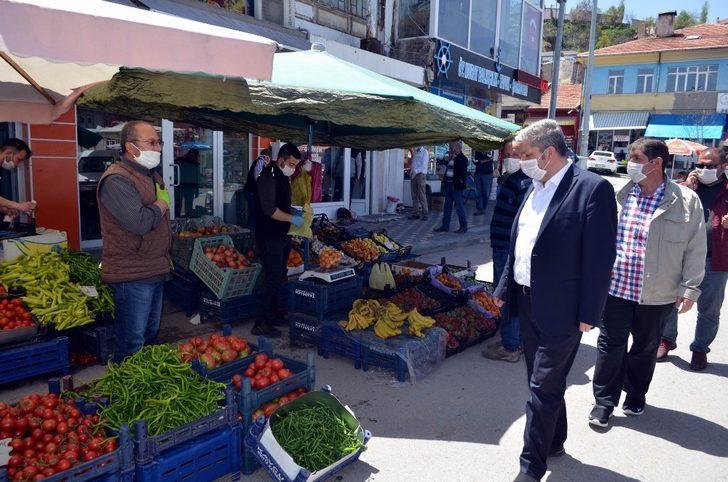 Başkan Altun pazar yerinde önlemleri denetledi G2