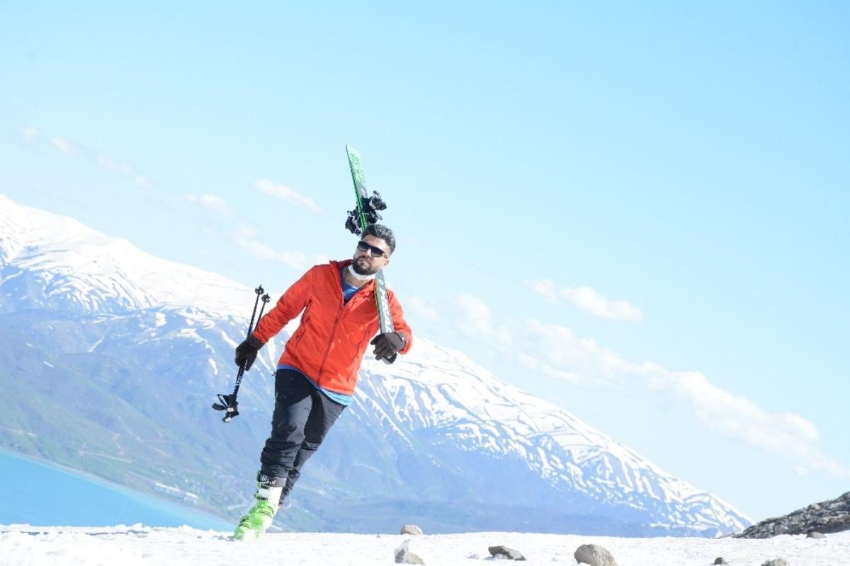 (&Ouml;zel) Mayıs ayında kayak keyfi