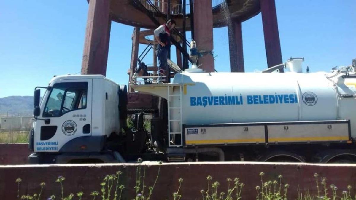 Başverimli Belediyesi ila&ccedil;lama ve dezenfekte &ccedil;alışmalarına aralıksız devam ediyor