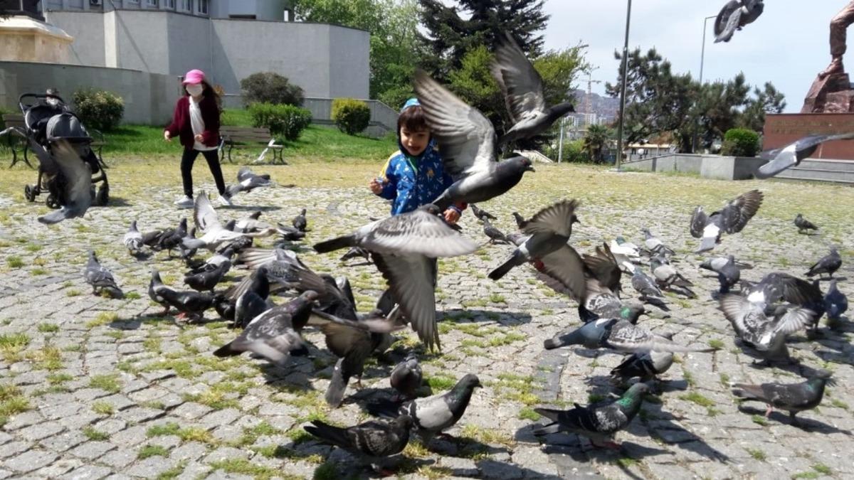 Zonguldak&rsquo;ta minikler parklara akın etti