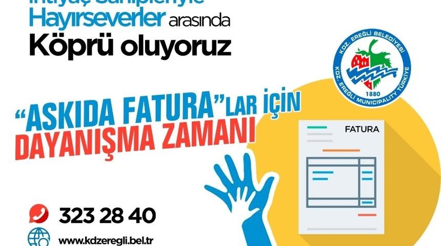 Kdz. Ereğli Belediyesi askıda fatura uygulaması başlattı