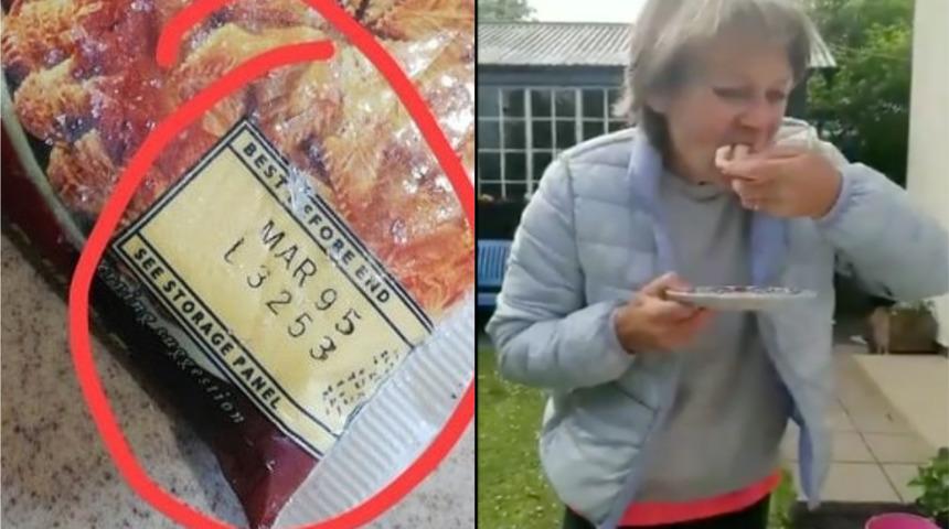 Annesinin dondurucusunu temizlerken 25 yıllık milföy hamuru buldu