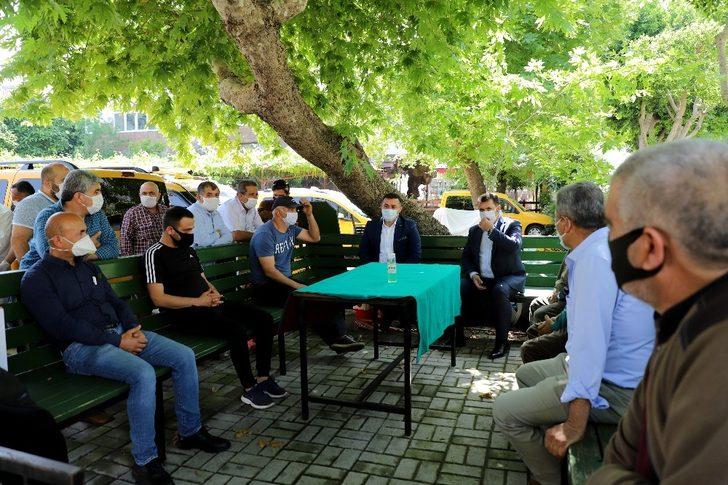 Taksi ve taksi durakları dezenfekte edildi G4