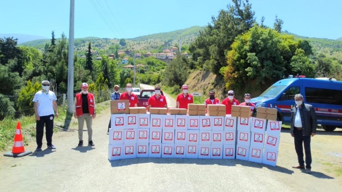 Kızılay karantinadaki Karaağa&ccedil; Mahallesini unutmadı