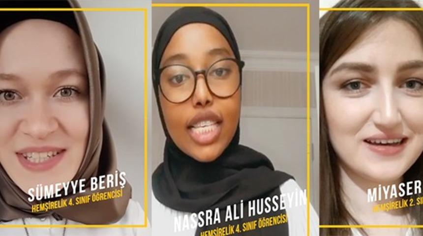 Hemşirelik &ouml;ğrencilerinden Hemşirelik Haftasına &ouml;zel video