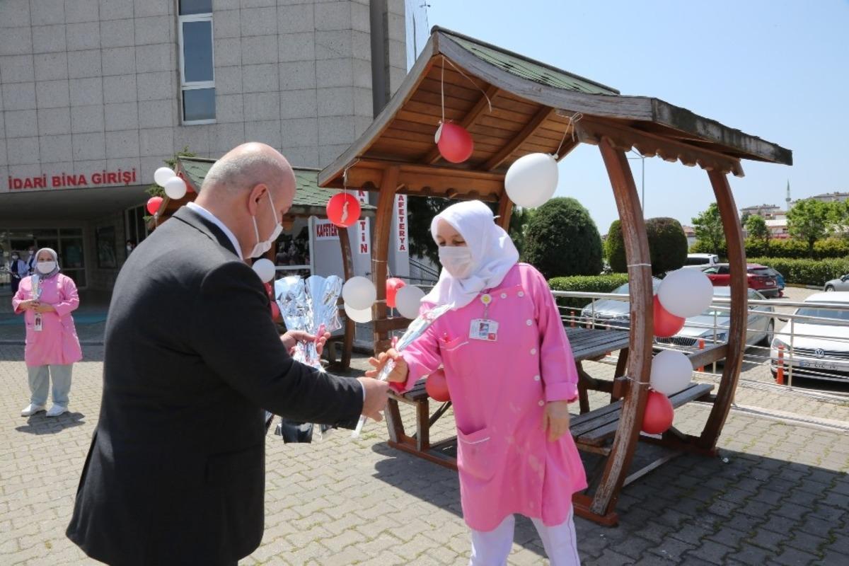 Darıca&rsquo;da hemşireler unutulmadı