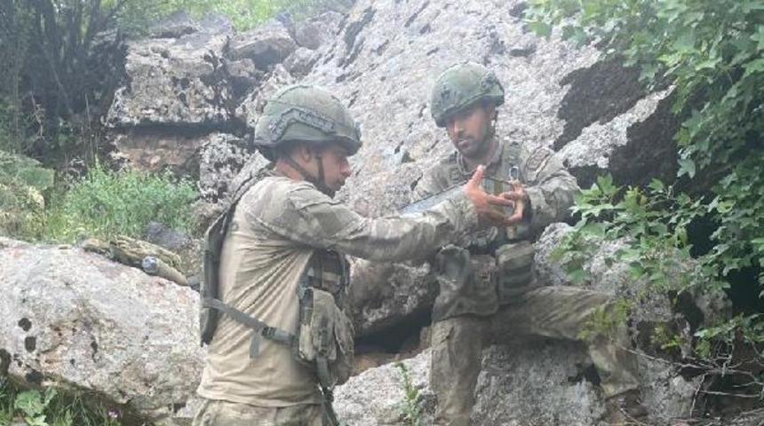 Hakurk'ta 1410 adet Doçka Uçaksavar mühimmatı ele geçirildi