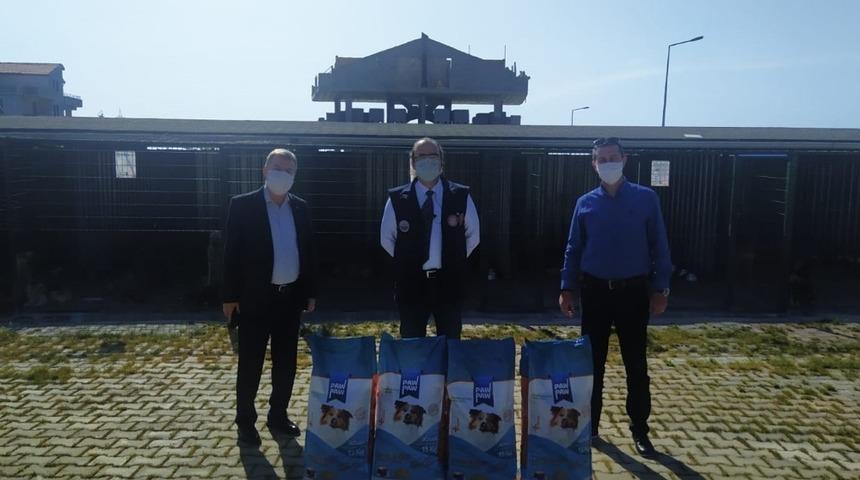 Sokaktaki canlar i&ccedil;in belediyeye mama desteği