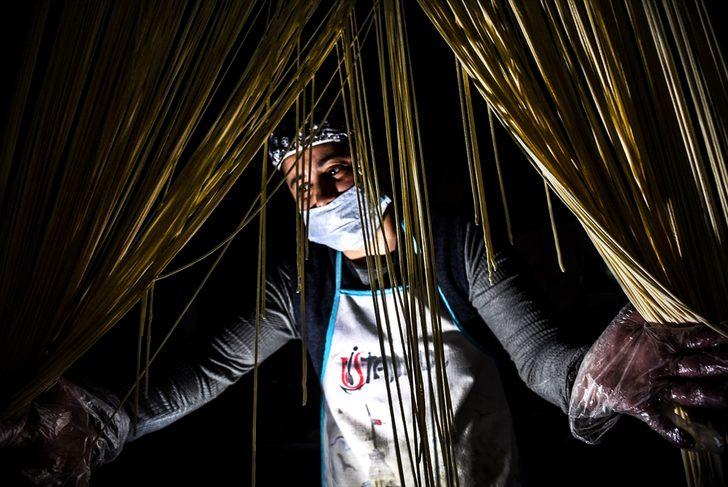 Ramazanda yoğun ilgi gören asırlık lezzet erişte sofralara kargoyla ulaştırılıyor G1