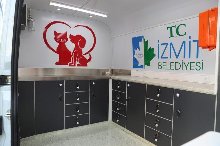 İzmit’te sokak hayvanlarının yadımına ambulans yetişecek G3