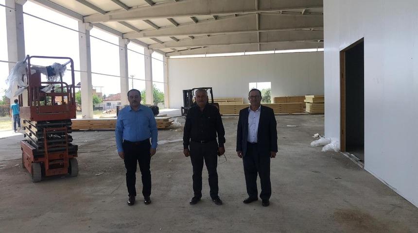 Aydın&rsquo;da yenilenebilir enerji kaynaklı soğuk hava deposunun inşaatı s&uuml;r&uuml;yor