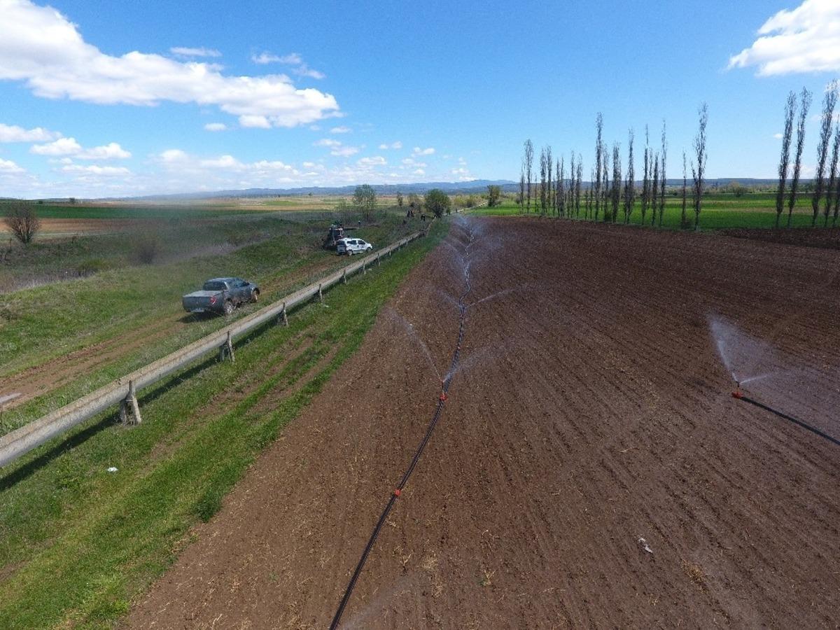 K&uuml;tahya&rsquo;daki 53 bin dekarlık alanda sulu tarım