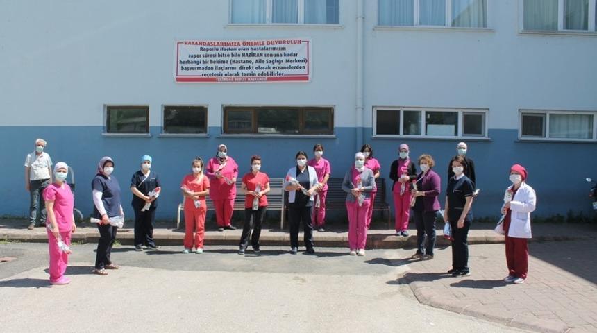 S&uuml;leymanpaşa Belediyesi Hemşireler Haftasında sağlık&ccedil;ıları yalnız bırakmadı