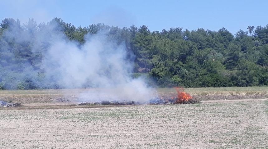 Anız yakma d&ouml;nemi başladı