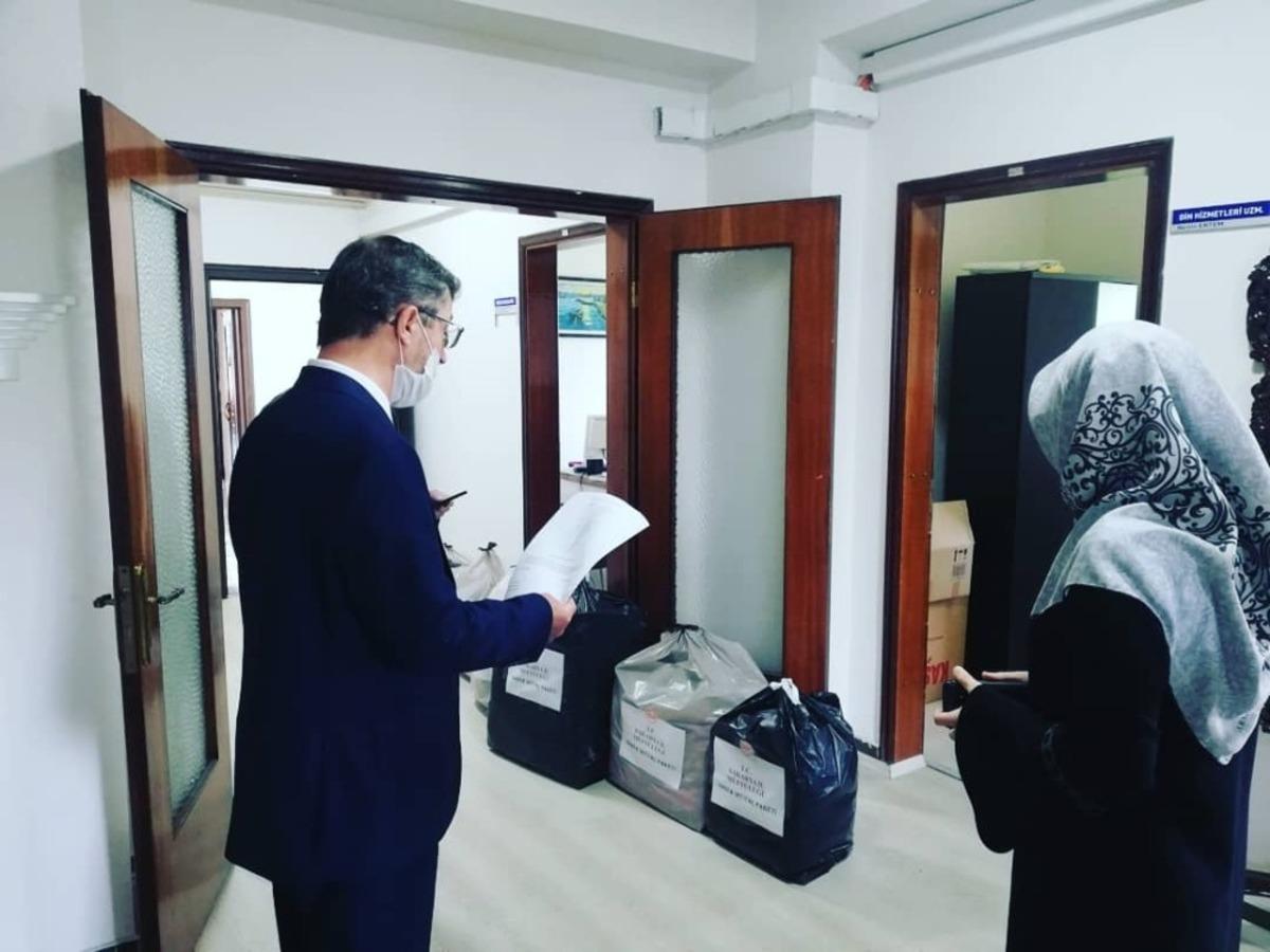 İl M&uuml;ft&uuml;l&uuml;ğ&uuml;nden korona hastalarına ihtiya&ccedil; paketi yardımı