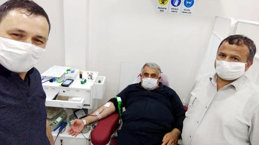 Başkanı G&uuml;r, kan bağışı &ccedil;ağrısında bulundu