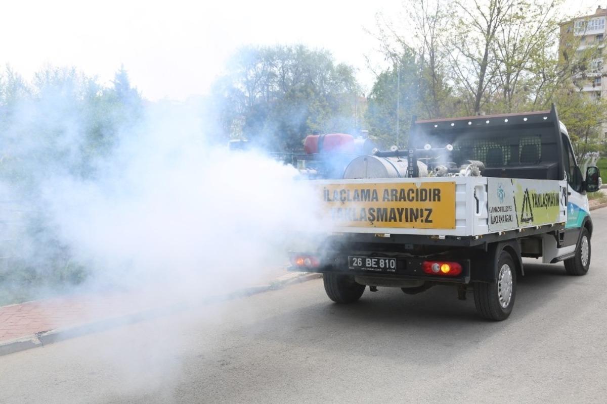 Odunpazarı&rsquo;nda ila&ccedil;lama &ccedil;alışmaları