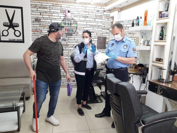 İlkadım’da berber ve kuaförlere denetim G3