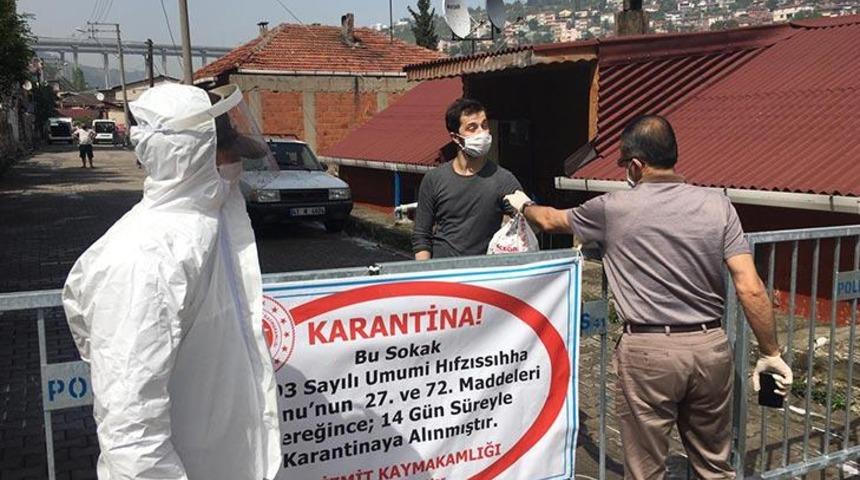 İzmit’te 2 sokak karantinaya alındı!