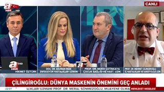 Prof. Dr. Mehmet Çilingiroğlu'ndan A Haber canlı yayınında isyan etti: Atatürk'ü sevmek için izin mi alacağım?