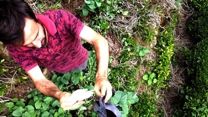 Rizeli muhtardan koronavirüs önlemi! Drone'a çanta takıp maske dağıttı G2