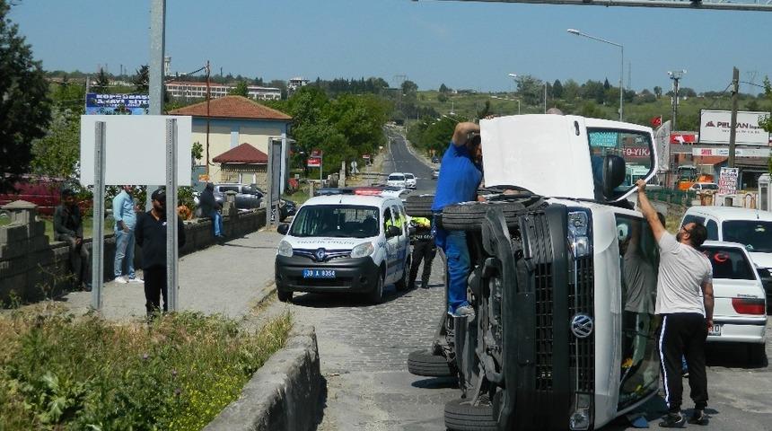 Tarihi k&ouml;pr&uuml;de kaza