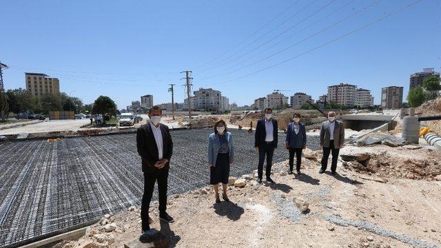 Gaziray ile İpekyolu’nun kesişim noktasında yapılan tünel 45 günde tamamlandı