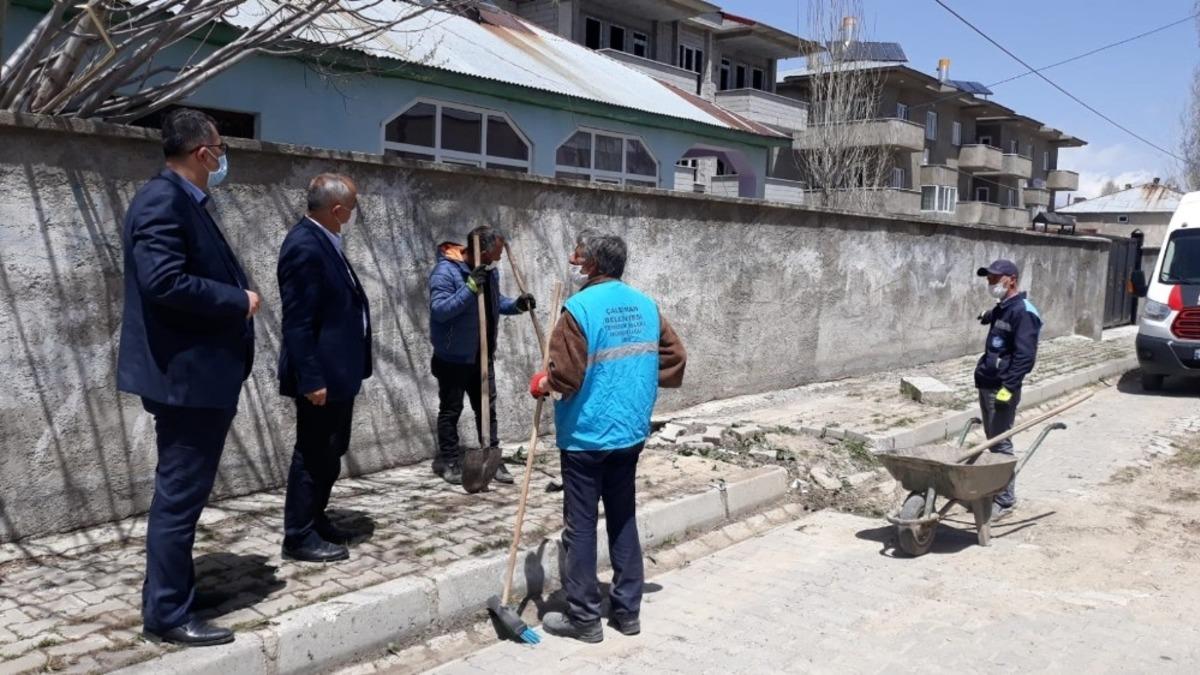 &Ccedil;aldıran Belediyesinde temizlik seferberliği