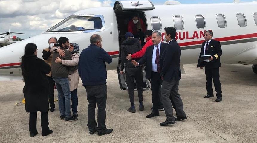 Salih K&ouml;r - Sağlık Bakanlığı Hollanda'da yaşayan l&ouml;semi hastası Salih K&ouml;r'&uuml; ambulans u&ccedil;akla T&uuml;rkiye'ye g&ouml;t&uuml;rd&uuml;