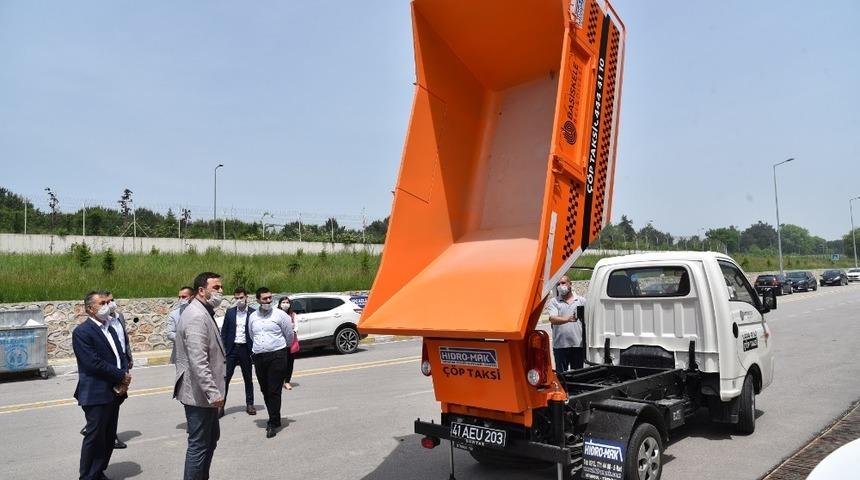 Başiskele&rsquo;de &ldquo;&Ccedil;&ouml;p Taksi&rdquo; hizmete girdi