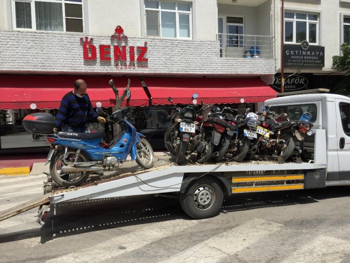Keşan&rsquo;da 35 motosiklet ve s&uuml;r&uuml;c&uuml;s&uuml;ne 78 bin 774 TL ceza kesildi