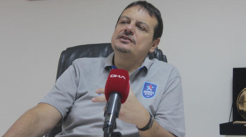 Ergin Ataman'dan gençlere eğitim ve spor ile ilgili mesajlar
